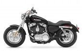 Harley-Davidson Sportster 1200 Custom Black color - 2560x1600 - motorbike wallpaper